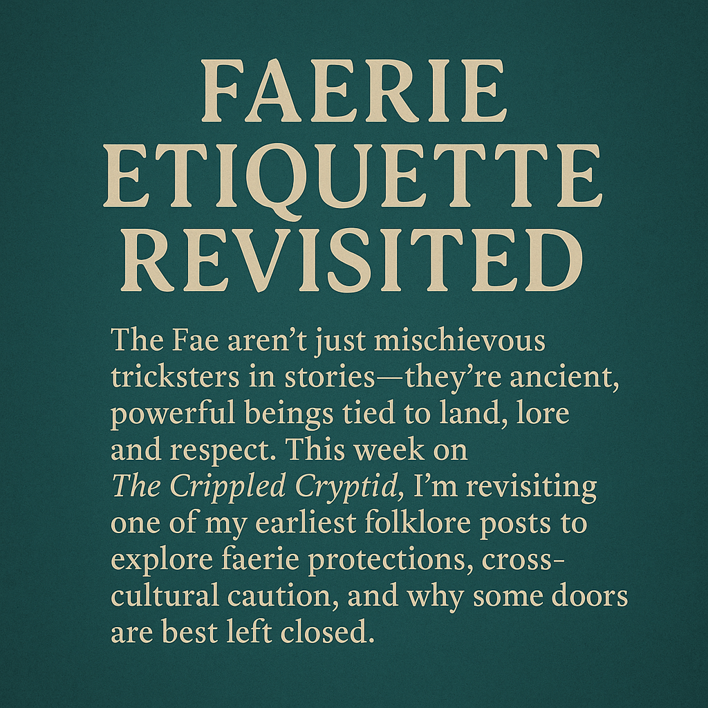 🌿 Folklore Wednesday: How to Protect Yourself from the Fae (2025&nbsp;Edition)
