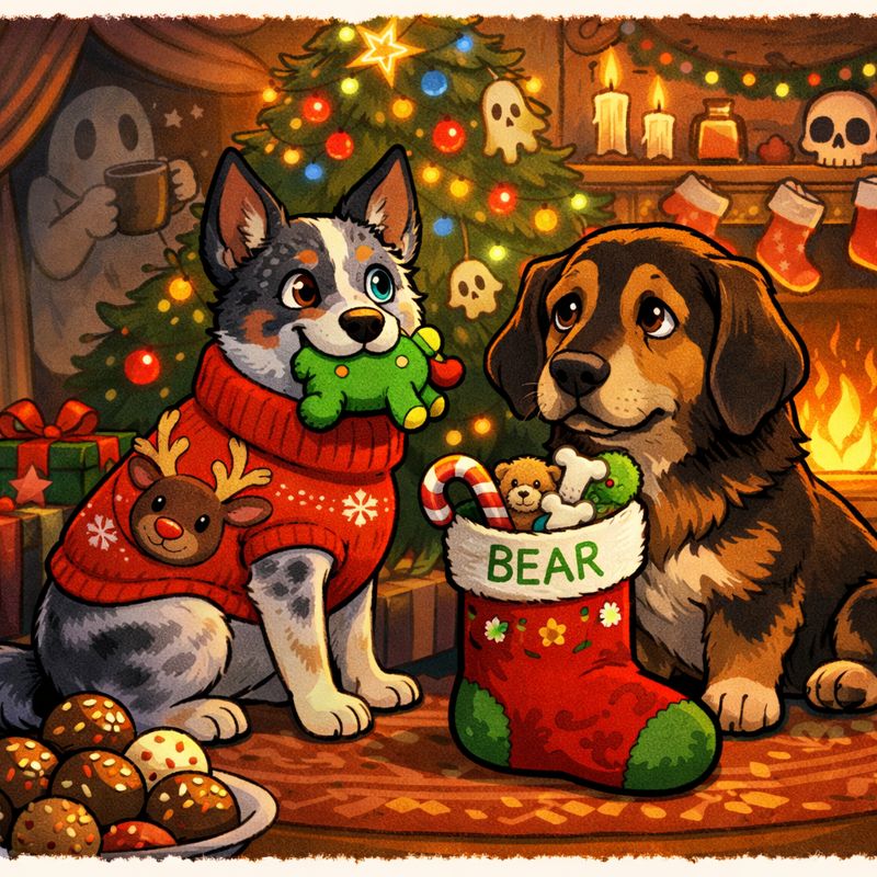 🎄 Christmas Prep in the Cryptid’s Den (or: How We’re Doing the Holidays&nbsp;Anyway)