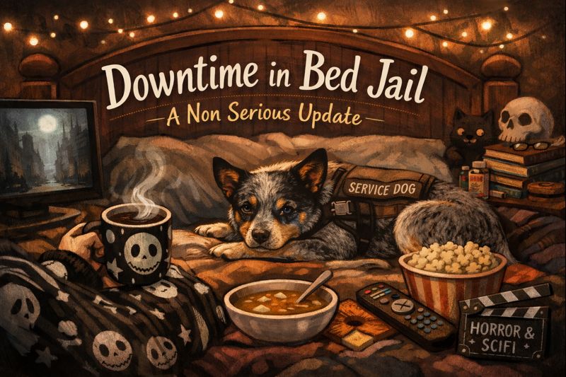 Downtime in Bed Jail: A Non‑Serious&nbsp;Update