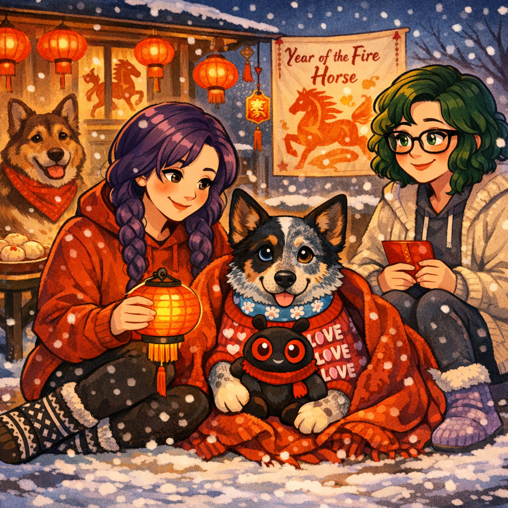 🏮 Red Paws, Lucky Lanterns & The Art of Being a Good Guest&nbsp;🐉