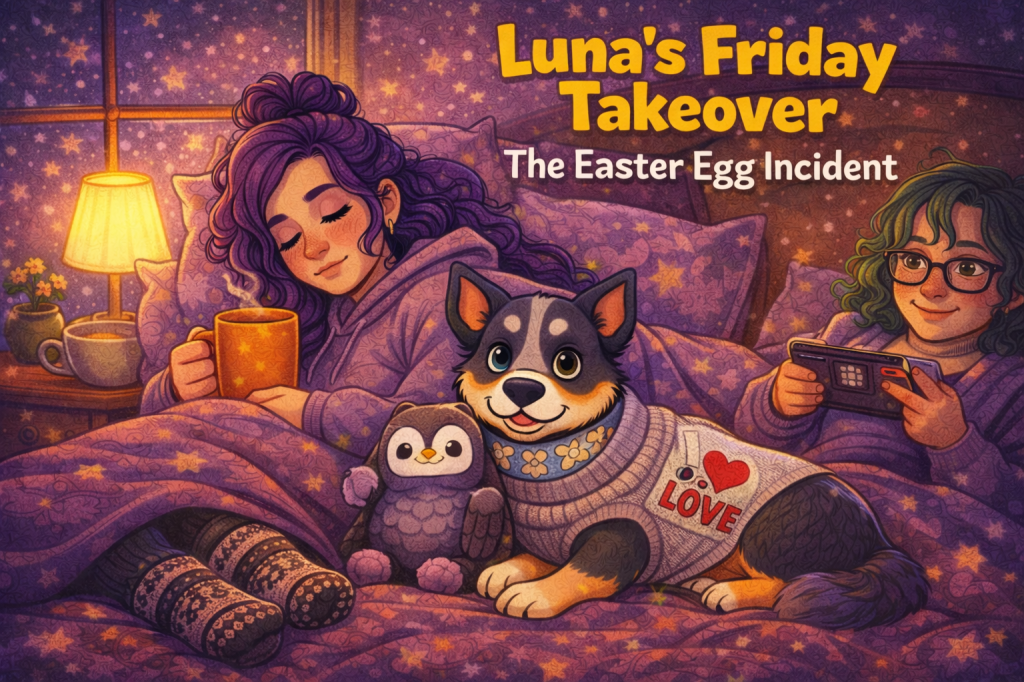🐾 Luna’s Friday Takeover: The Easter Egg&nbsp;Incident