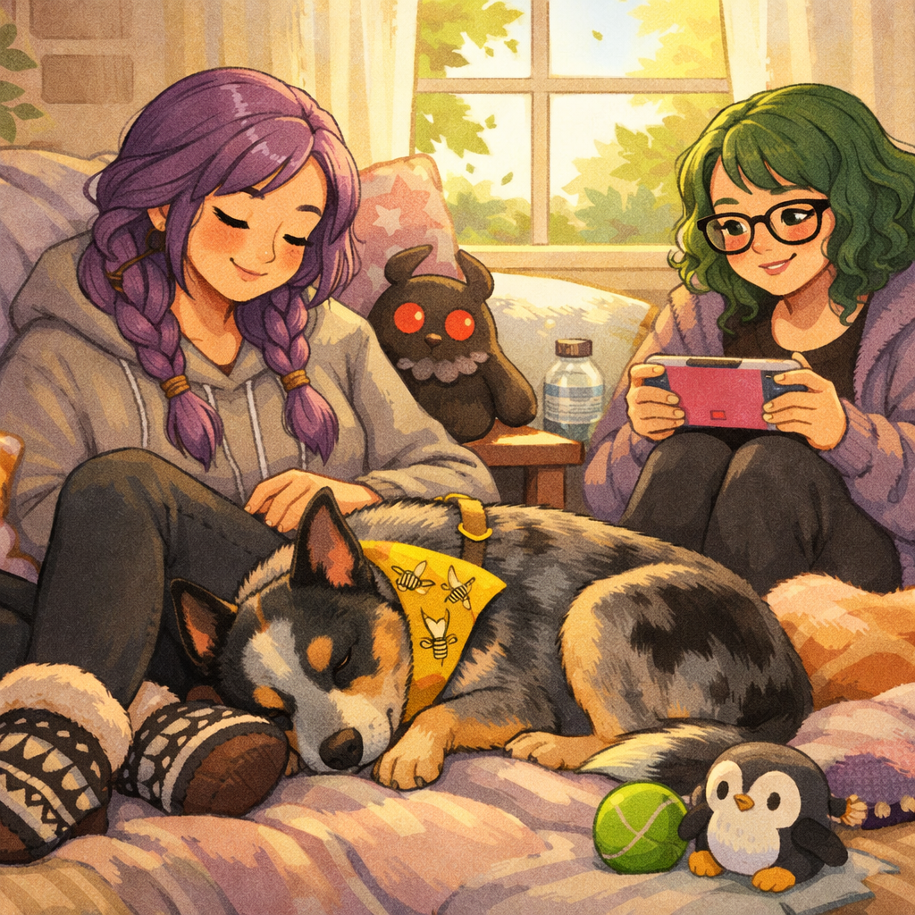 🐾 Cryptid Check-In: Stay. (Adoptiversary Week in the Den)